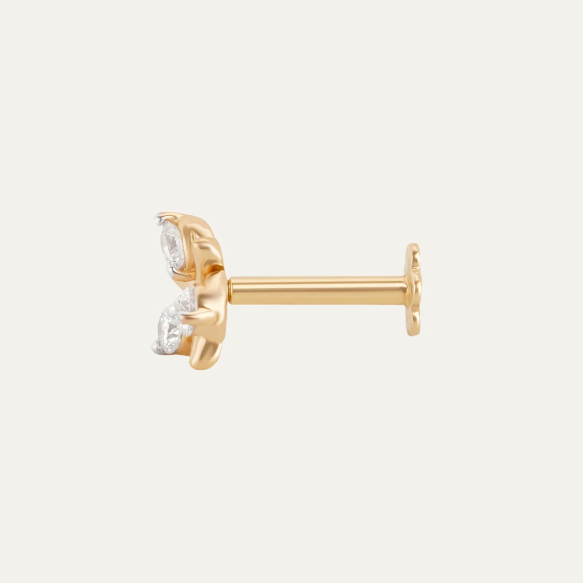 Aukera - Gilded Bloom - Floral Wired Nosepin