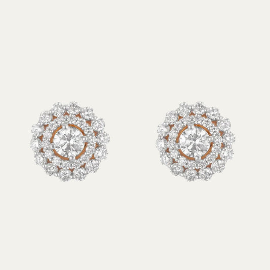 Aukera - Heavenly Brilliance Solitaire Stud Earrings