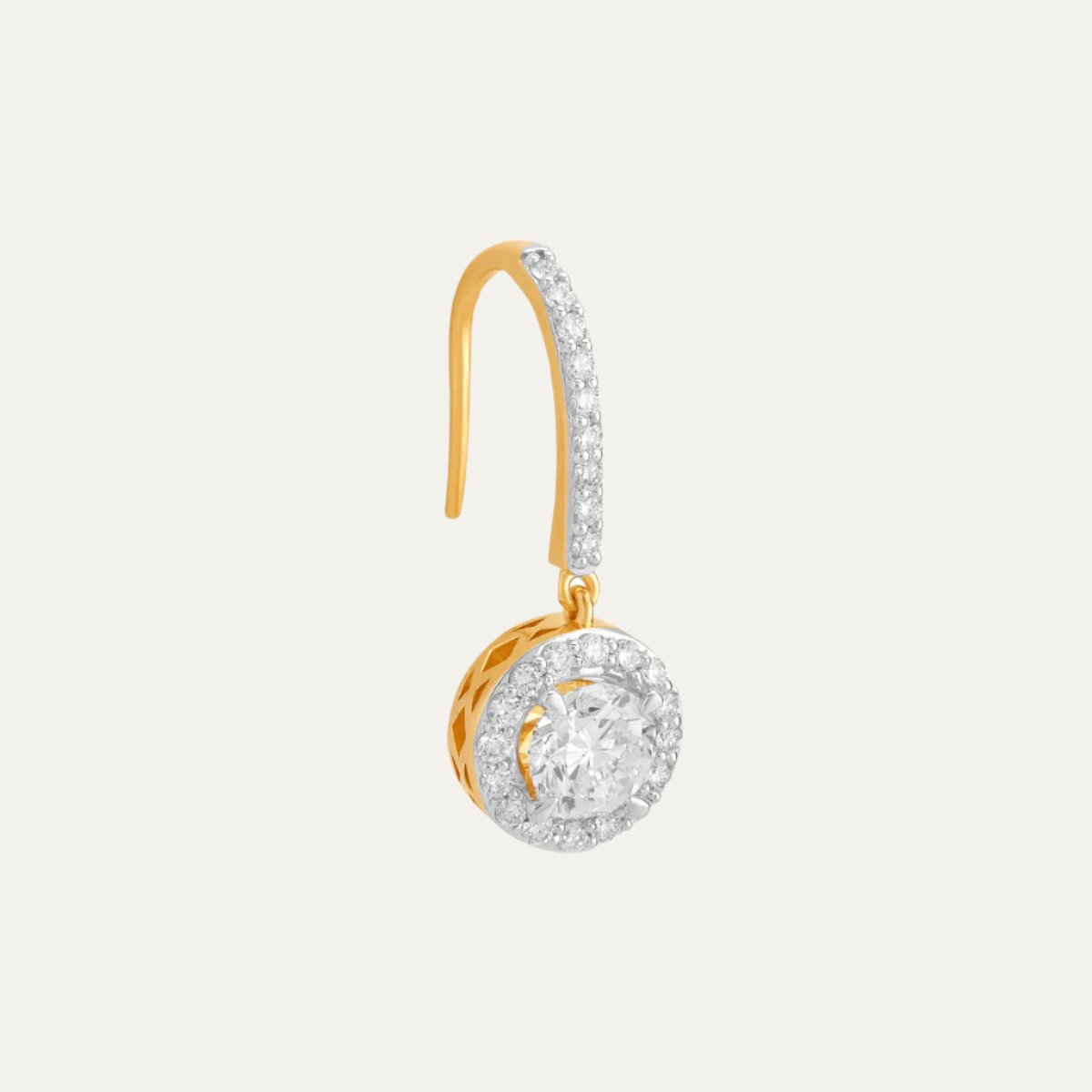Aukera - Eclat Solitaire Hoop Earrings