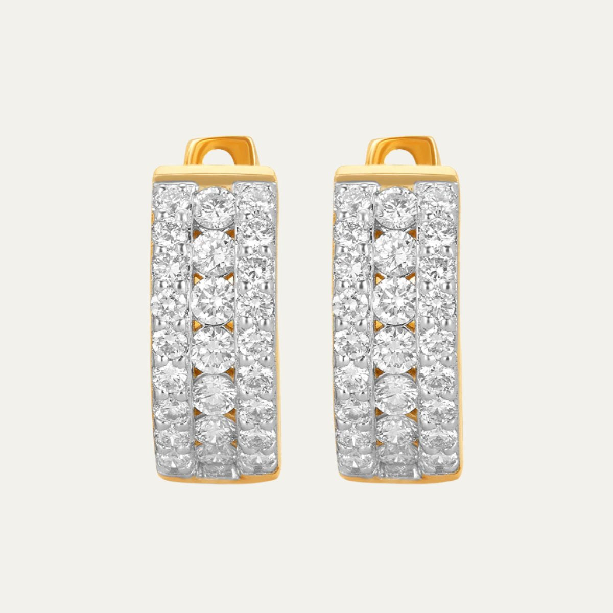 Aukera - Diamond Alchemy J Hoop Earring