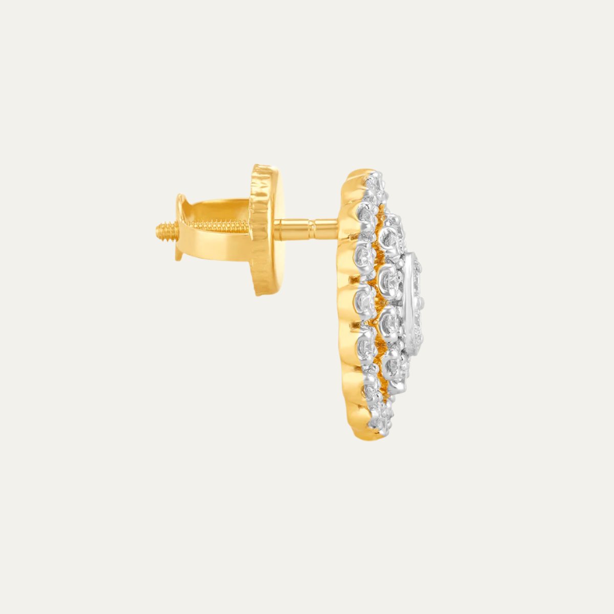Aukera - Golden Enchantment Halo Stud Earrings