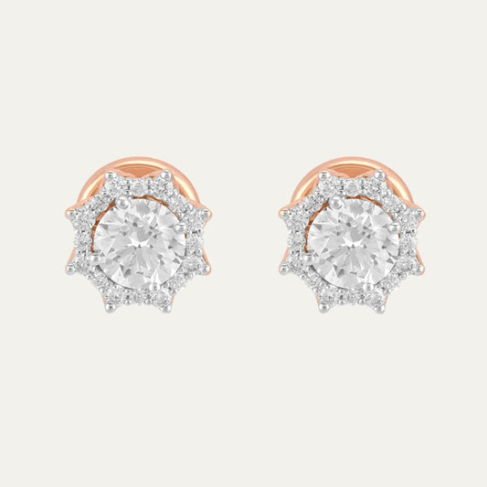 Aukera - Rose Radiance Studs