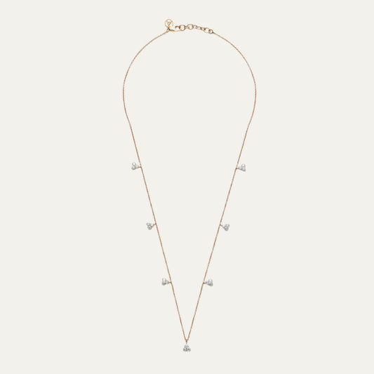 Aukera - Ethereal Trillium - Sleek Cable Necklace