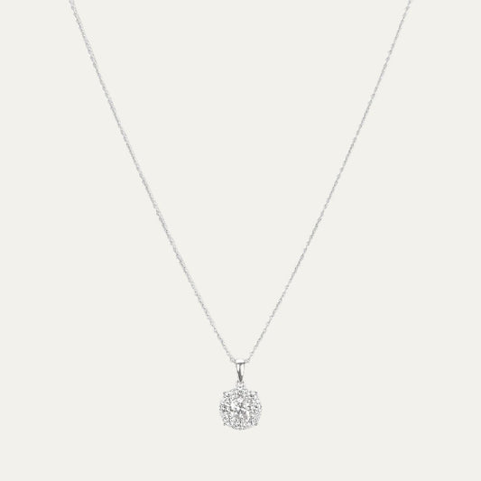 Aukera - Luminescent Halo - Solitaire Pendant