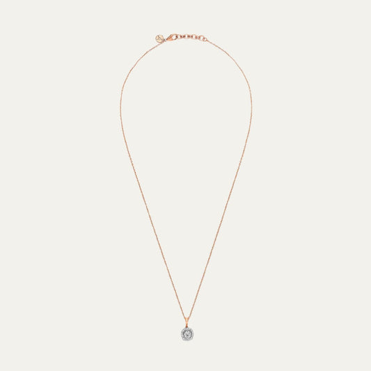 Aukera - Rosa Halo Spark Pendant