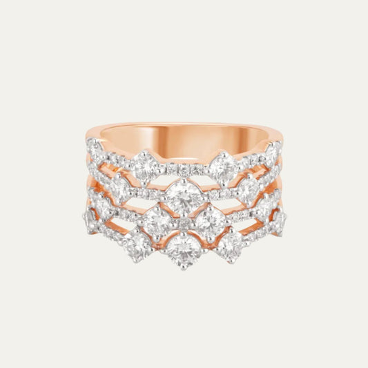 Aukera - Eternal Diamond Waltz Ring