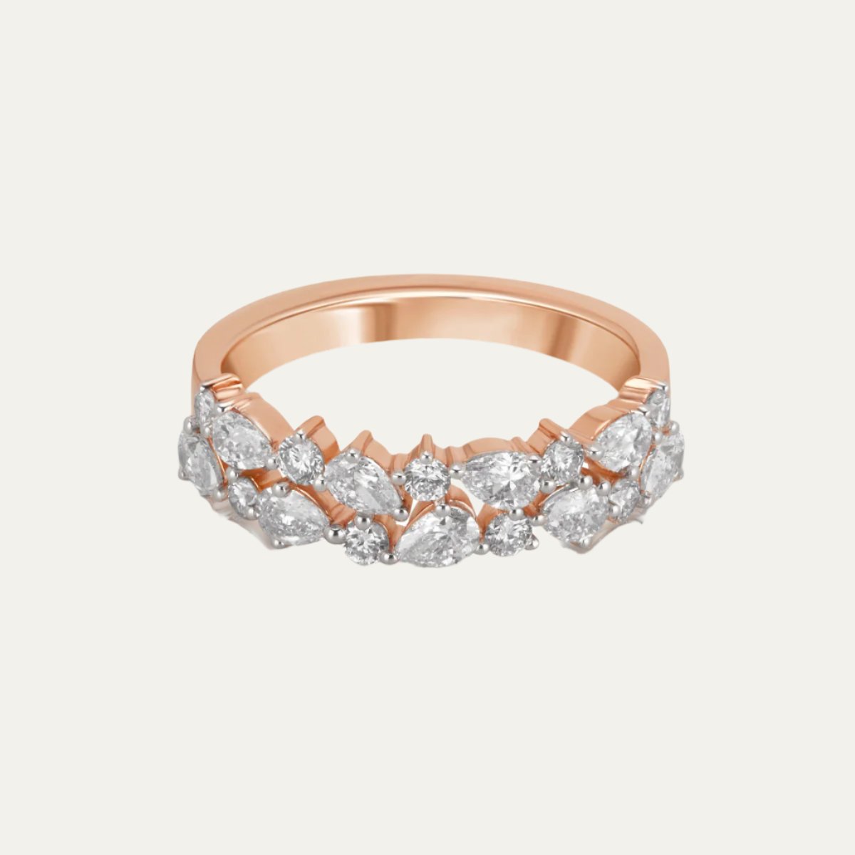 Aukera - Whimsical Elegance Fancy Diamond Eternity Band