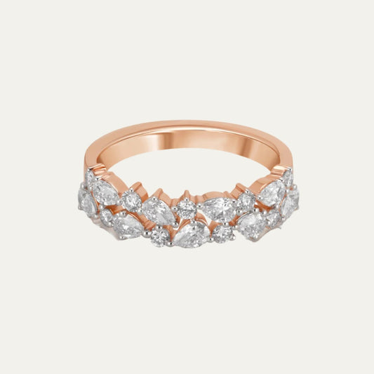Aukera - Whimsical Elegance Fancy Diamond Eternity Band