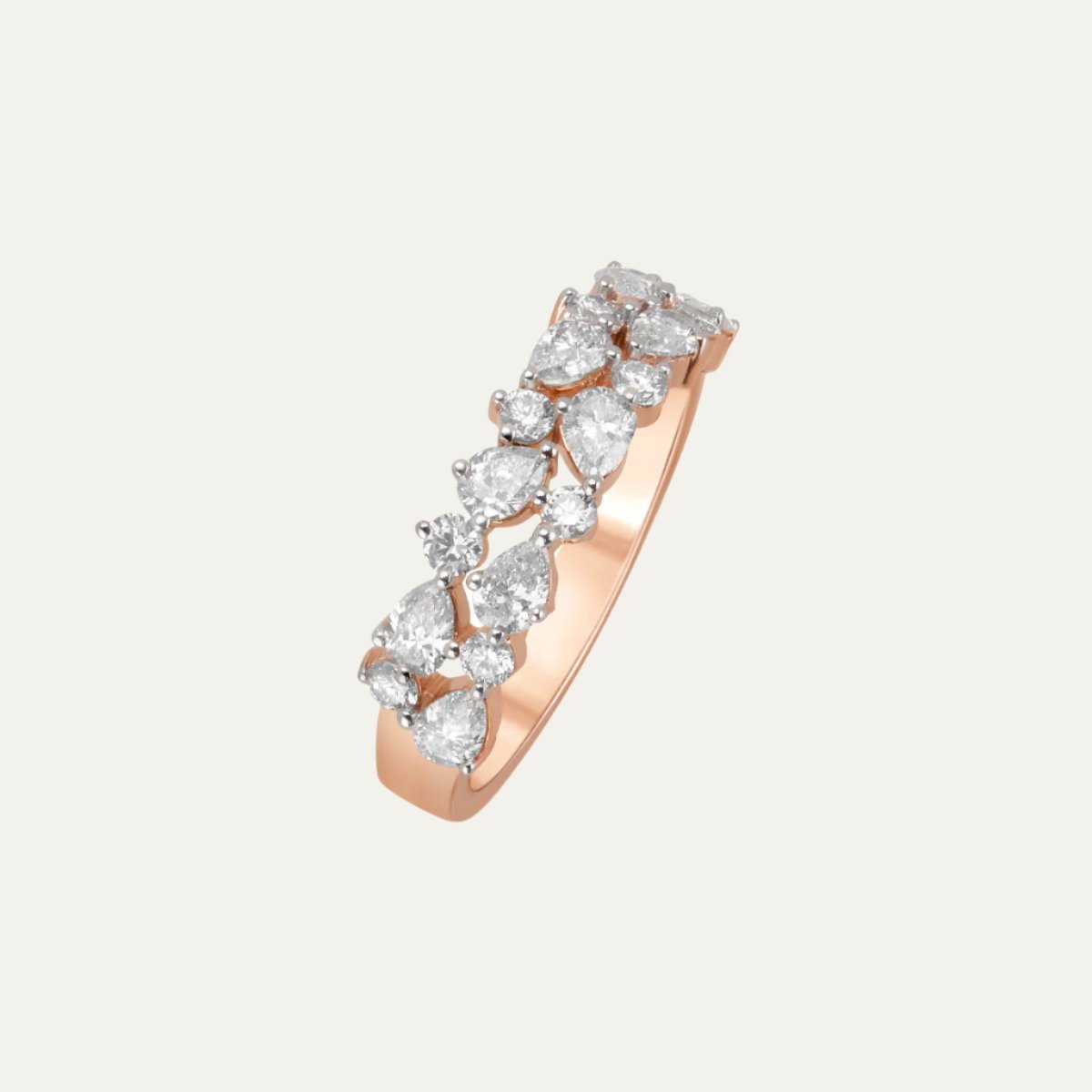 Aukera - Whimsical Elegance Fancy Diamond Eternity Band