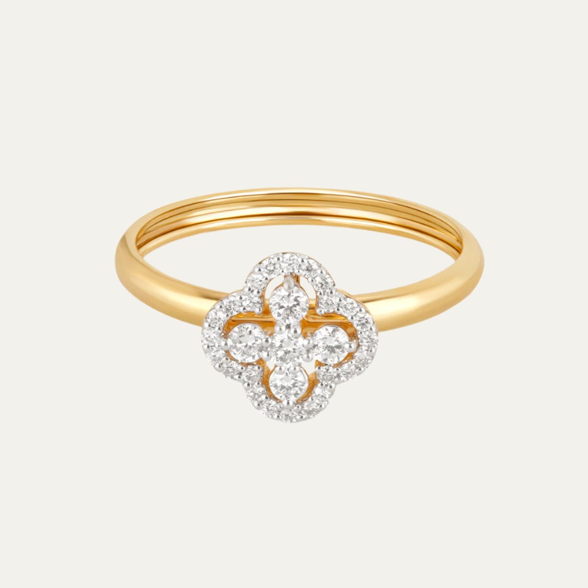 Aukera - Clover Whispers Ring