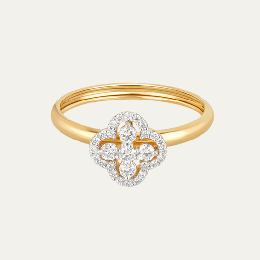 Aukera - Clover Whispers Ring