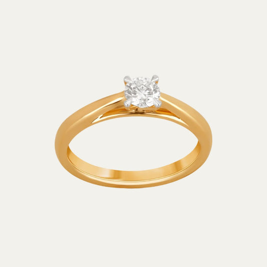 Aukera - Starlet Spark Solitaire Ring