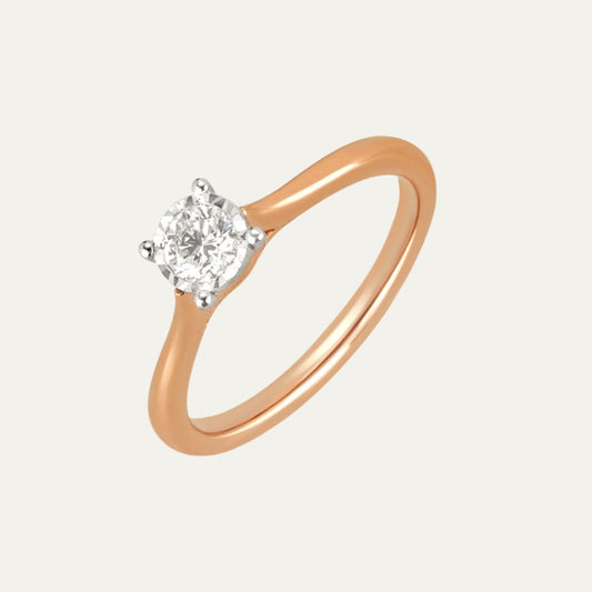 Aukera - Blush Mirage Solitaire Ring
