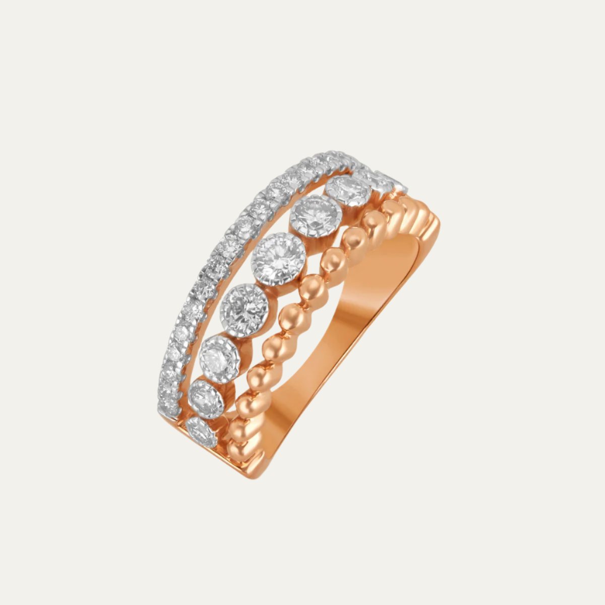 Aukera - Half Eternity Delight Diamond Band