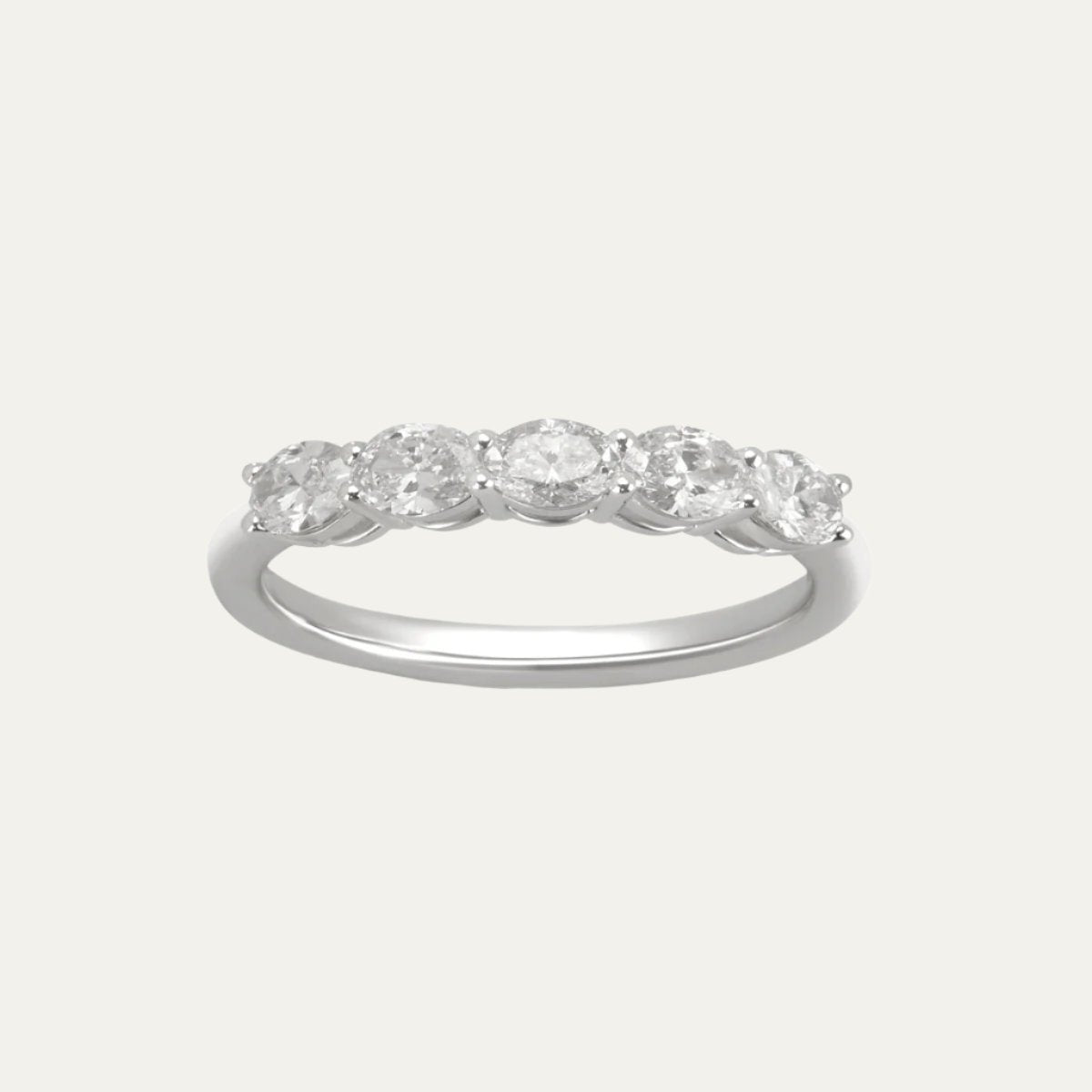 Aukera - Whispering Perpetuity White Gold Diamond Ring