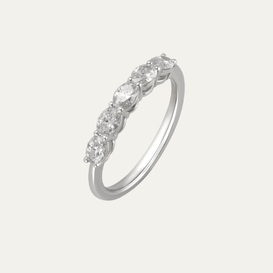 Aukera - Whispering Perpetuity White Gold Diamond Ring