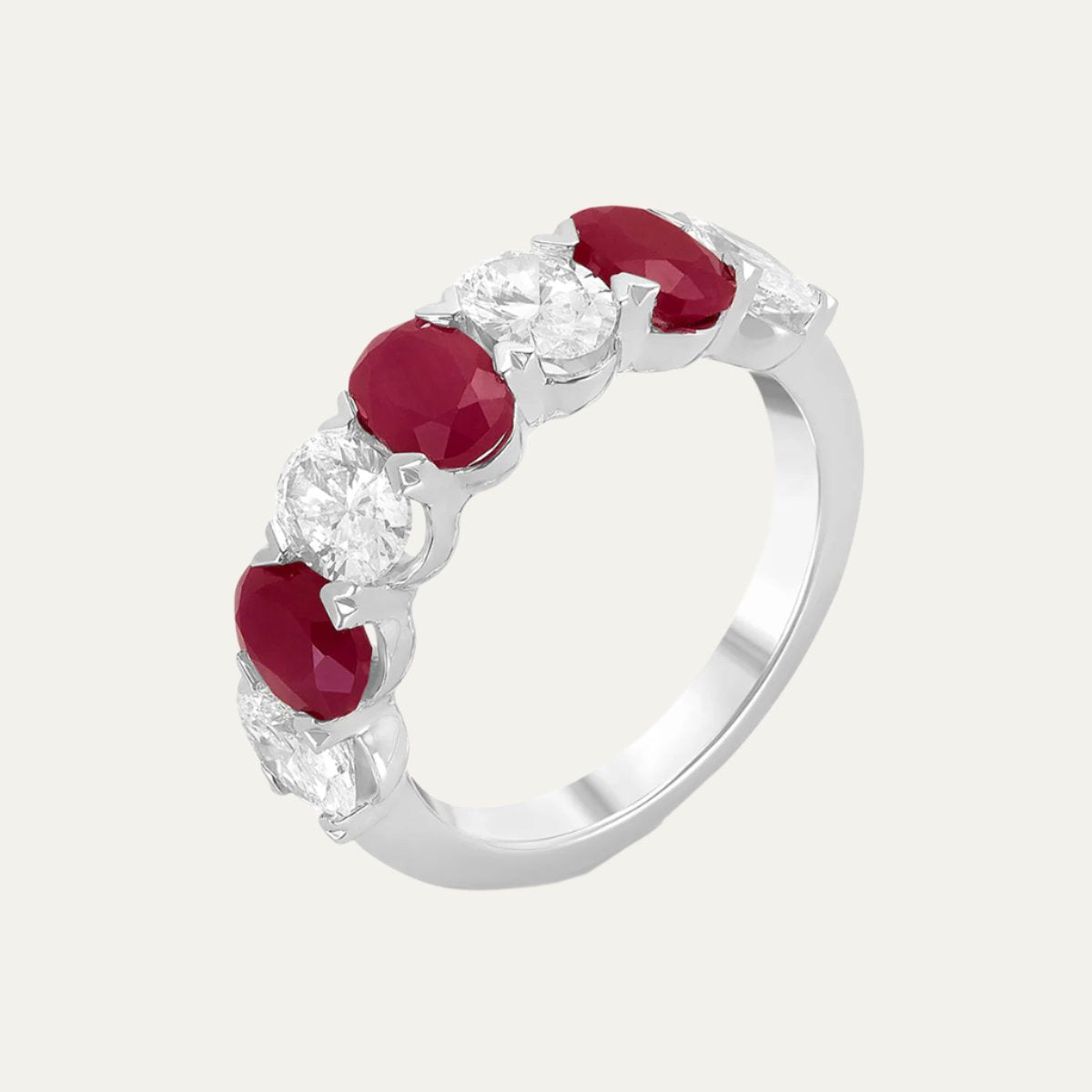 Aukera - Radiant Red Bloom Ring