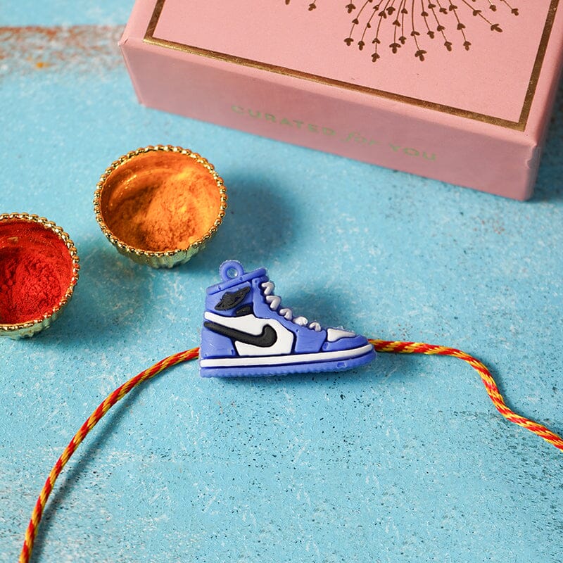 Blue Jordan Sneaker Rakhi