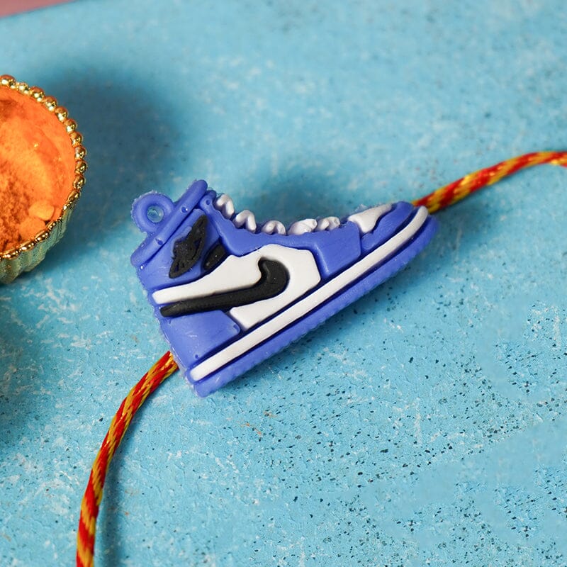 Blue Jordan Sneaker Rakhi