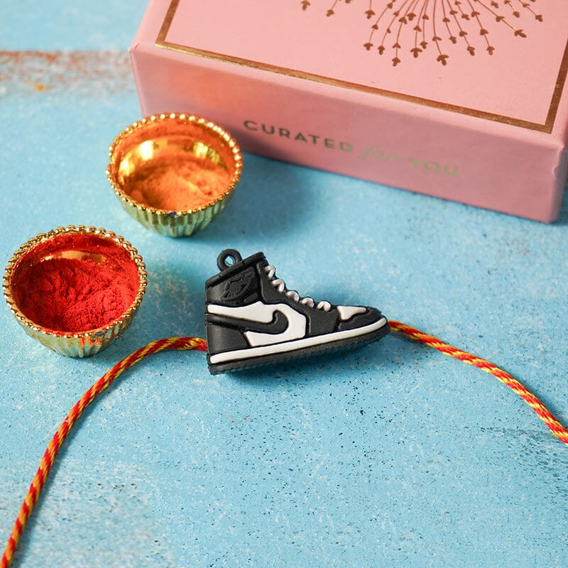 Black Jordan Sneaker Rakhi