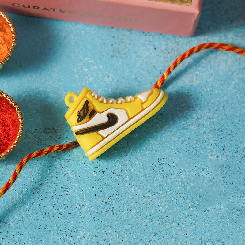 Yellow Jordan Sneaker Rakhi