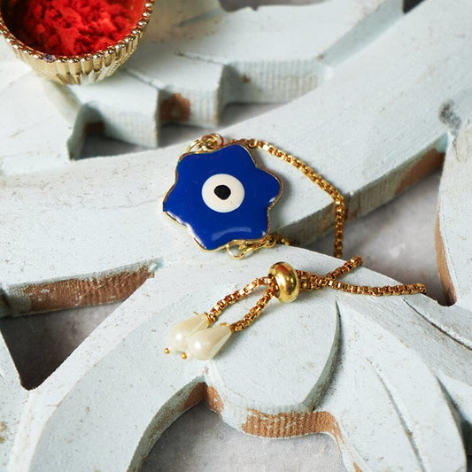 Alluring Evil Eye Bracelet Rakhi
