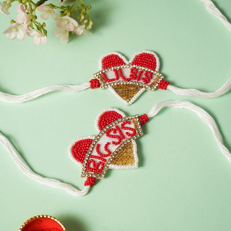 Lover Heart Bond Sister Rakhi