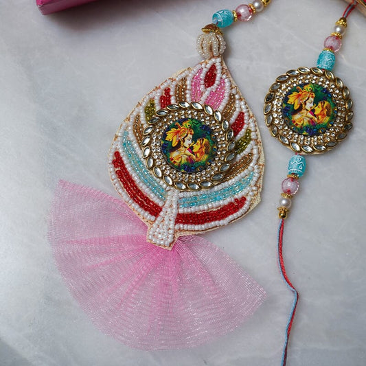 Graceful Radha Krishna Bhaiya Bhabhi Rakhi