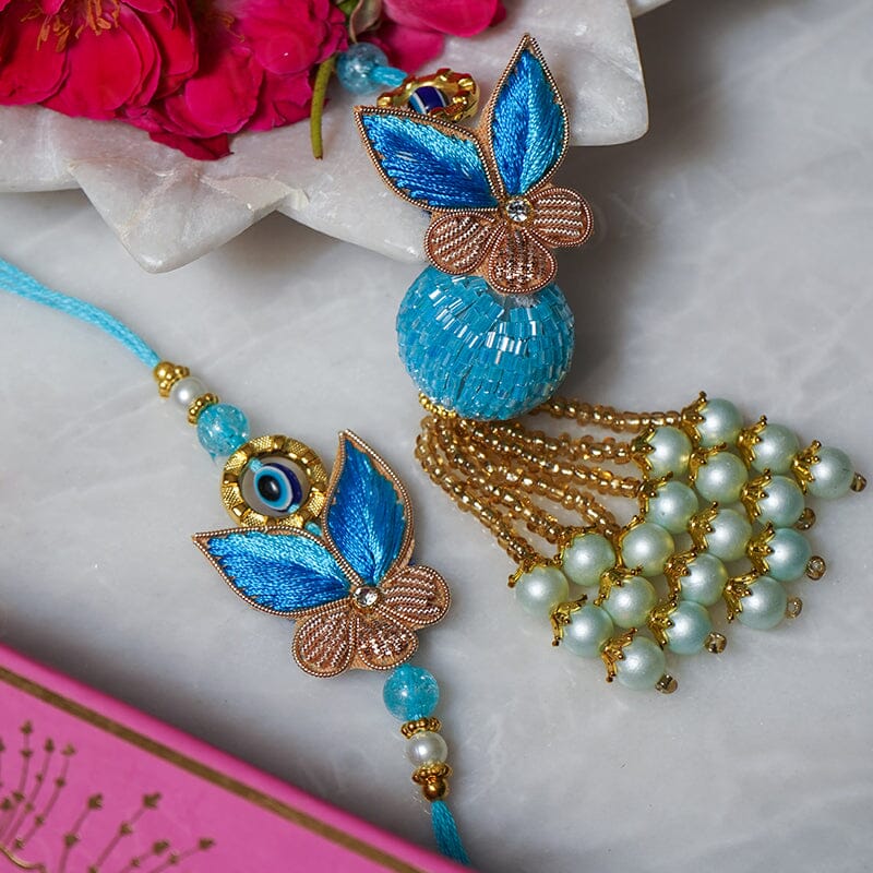 Charming Evil Eye Bhaiya Bhabhi Rakhi