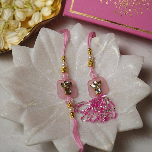 Floral Bhaiya Bhabhi Rakhi