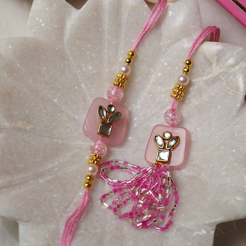 Floral Bhaiya Bhabhi Rakhi