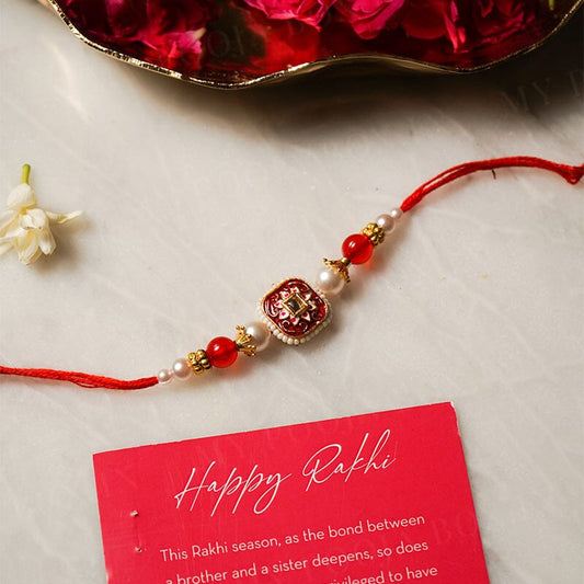 Designer Floral Bhaiya Rakhi