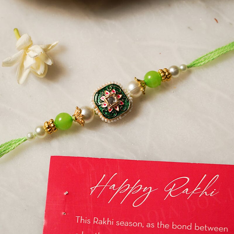 Designer Floral Bhaiya Rakhi
