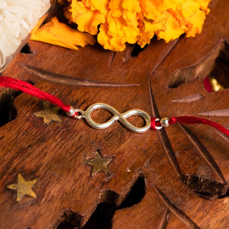 925 Silver Infinity Rakhi
