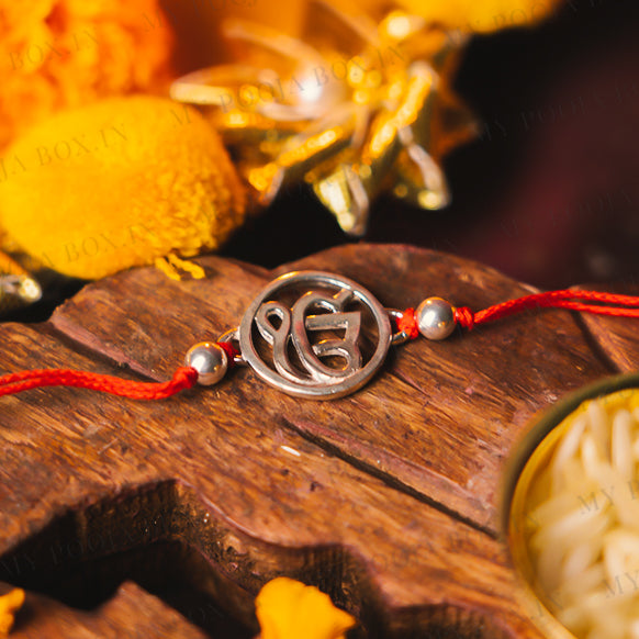 925 Silver Ik Onkar Rakhi