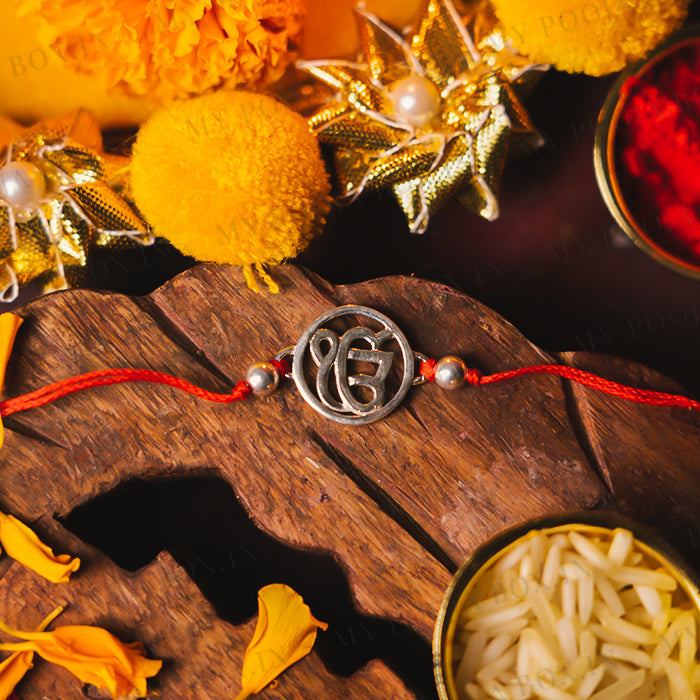 925 Silver Ik Onkar Rakhi