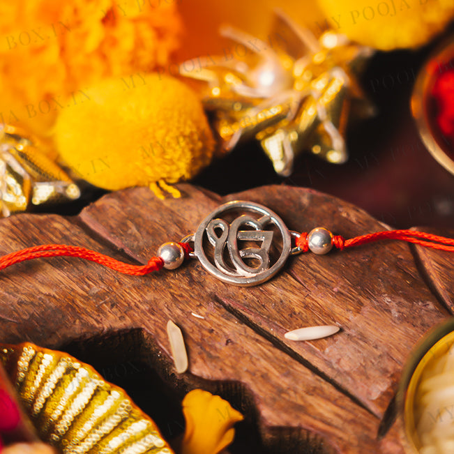 925 Silver Ik Onkar Rakhi