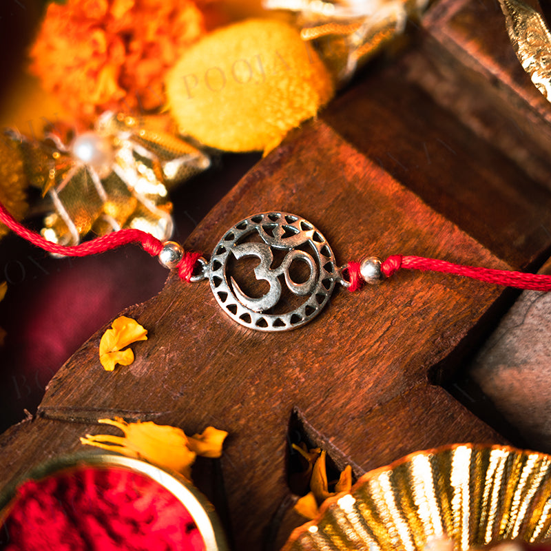 925 Silver OM Rakhi