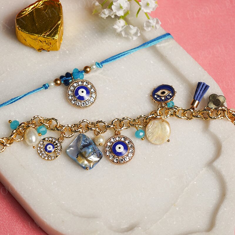 Marvelous Evil Eye Bhaiya Bhabhi Rakhi