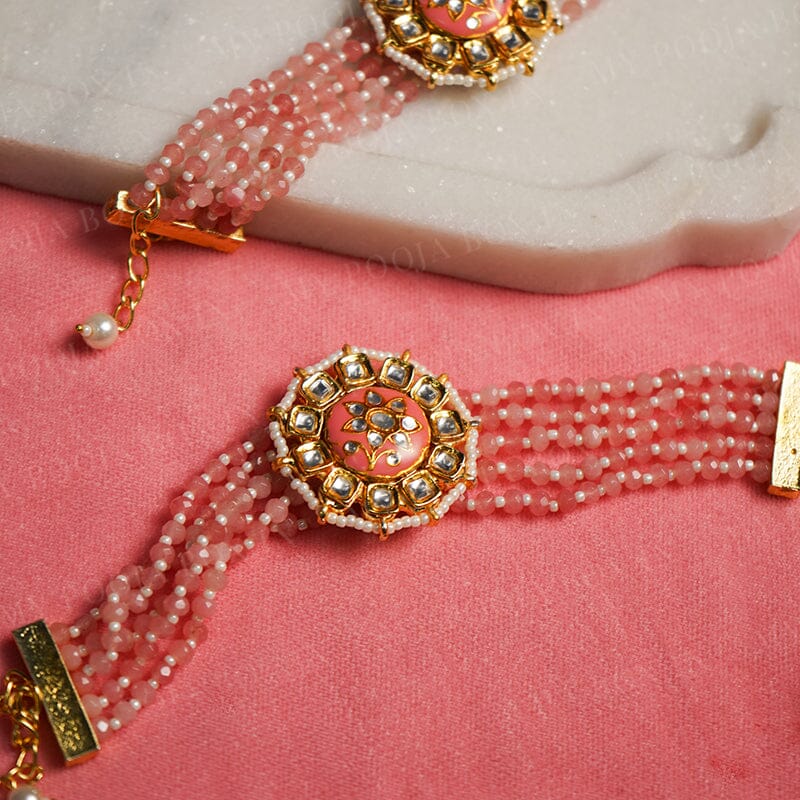 Kundan Queen Bracelet Bhabhi Rakhi