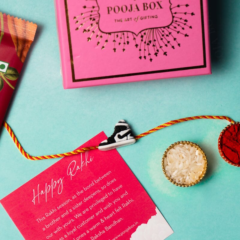 Black Jordan Sneaker Rakhi