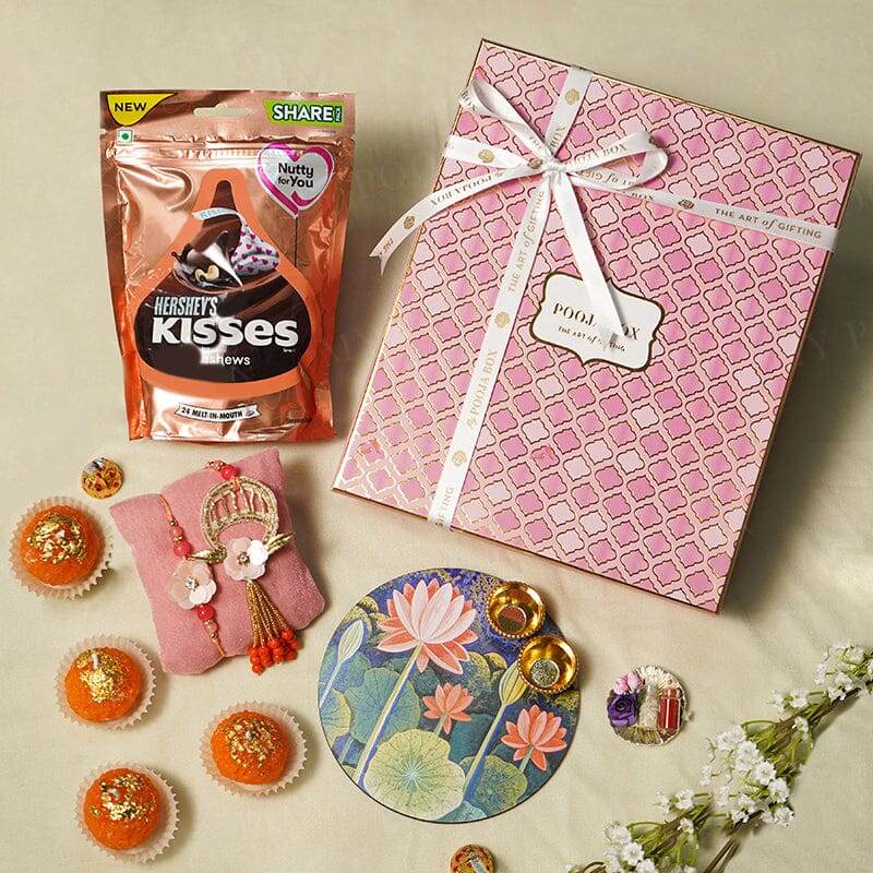 Graceful Bhaiya Bhabhi Rakhi Gifting Box