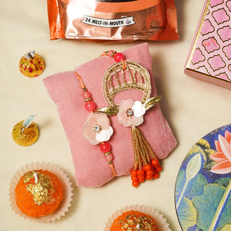 Graceful Bhaiya Bhabhi Rakhi Gifting Box