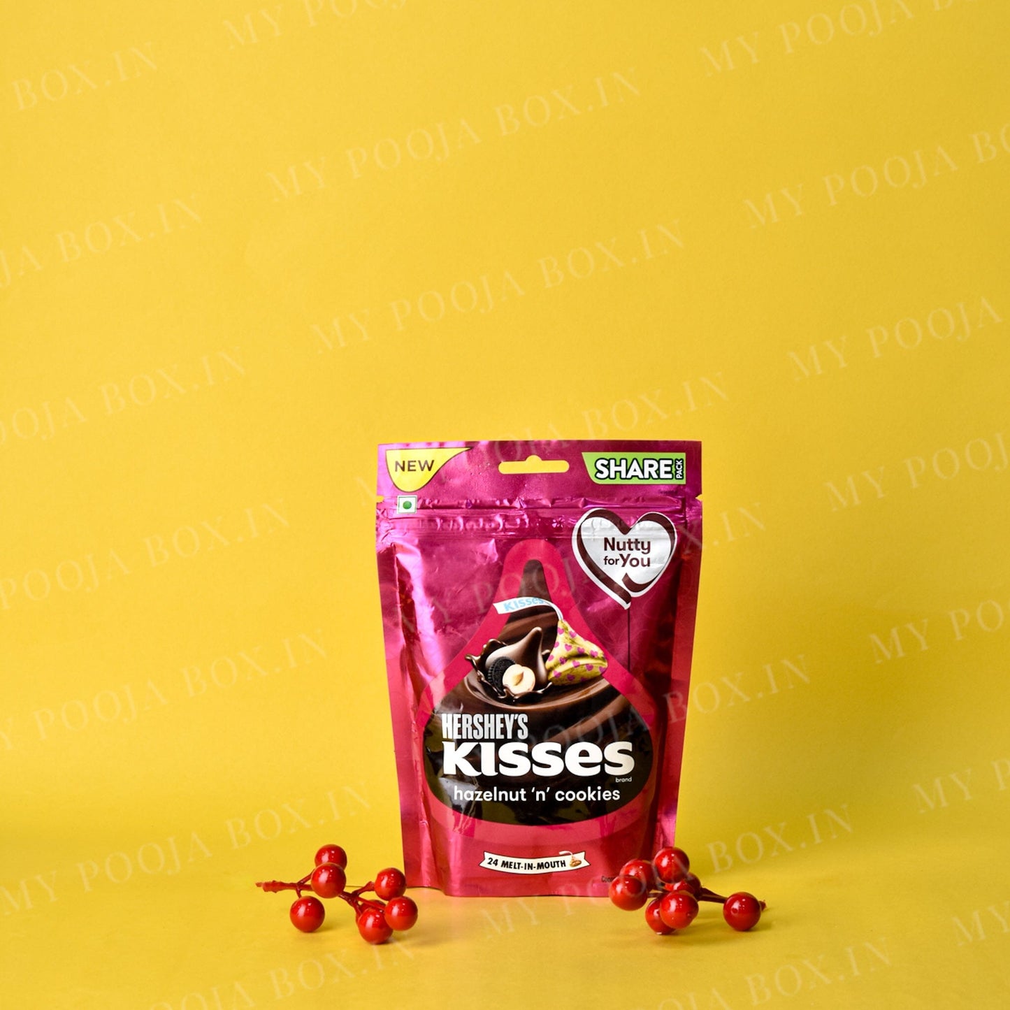 Hershey's Kisses Hazelnut Chocolate 100.8 GMS