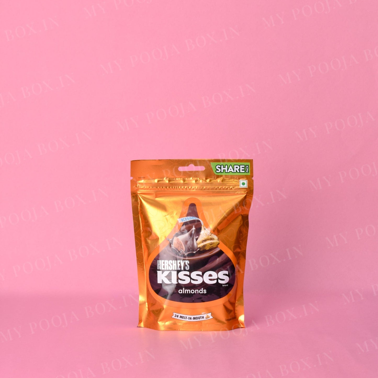 Hershey's Kisses Whole Almond Chocolate 100.8 GMS