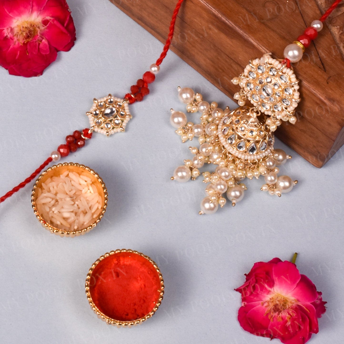 Shahi Pearl Abhooshan Bhaiya Bhabhi Rakhi