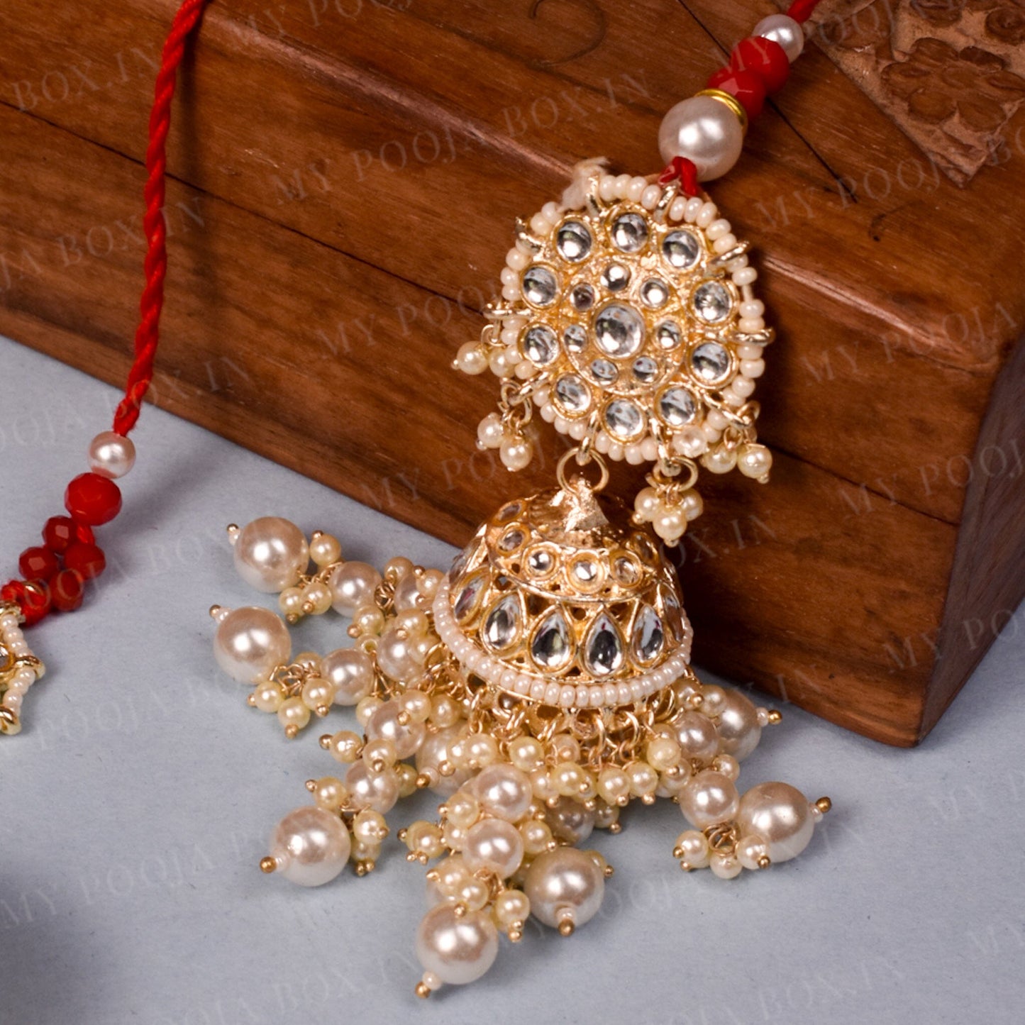 Shahi Pearl Abhooshan Bhaiya Bhabhi Rakhi