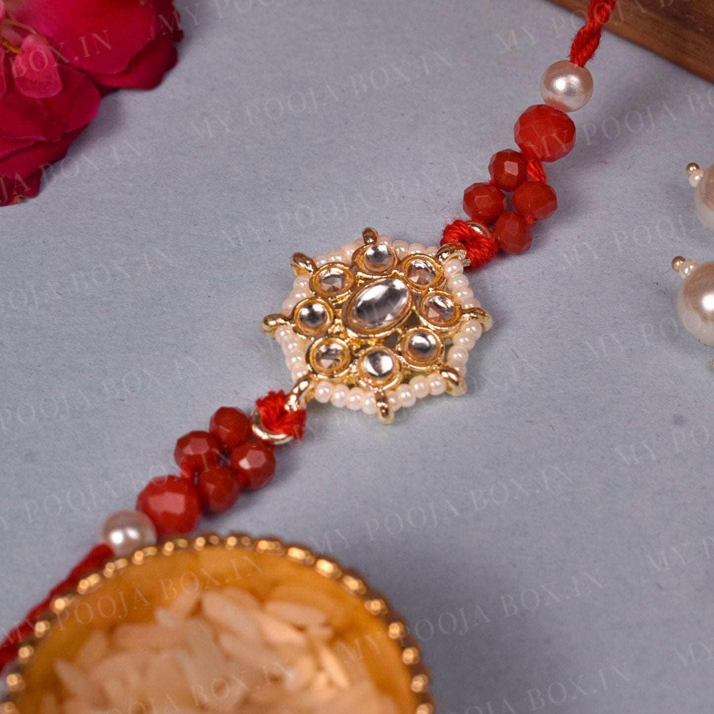 Shahi Pearl Abhooshan Bhaiya Bhabhi Rakhi