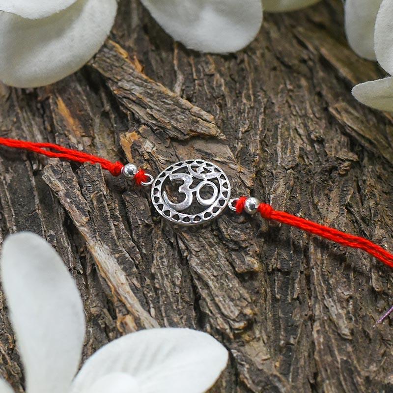 925 Silver OM Rakhi
