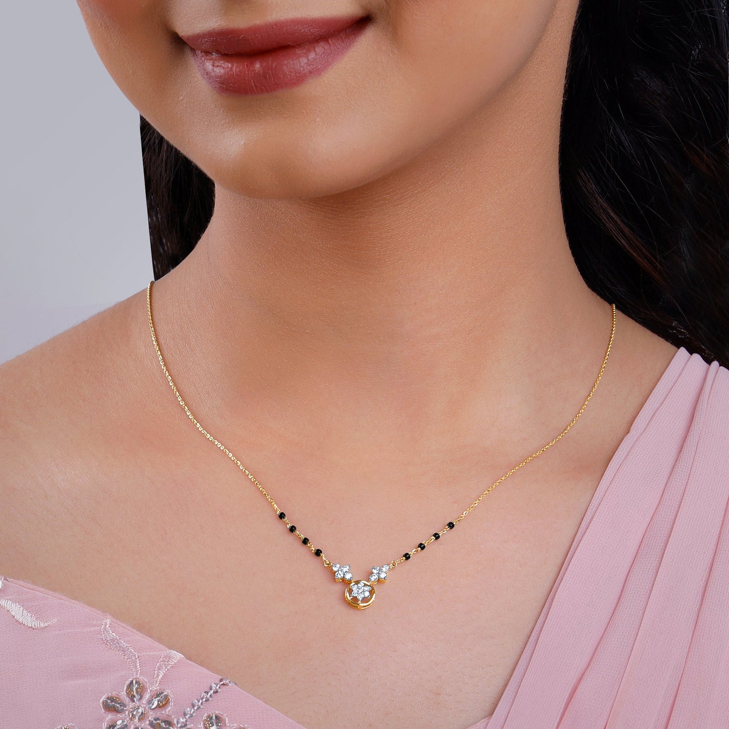 Gold Swapna Diamond Mangalsutra